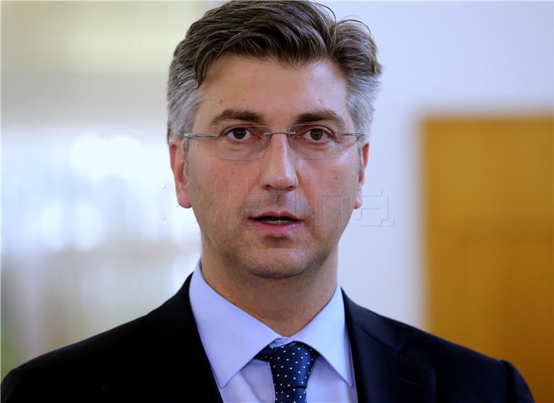 Plenkovic says HDZ-Bridge negotiations proceeding normally