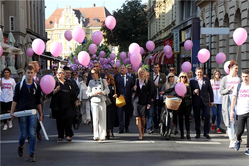 Obilježen Dan ružičaste vrpce posvećen prevenciji raka dojke