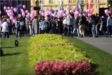 Pink Ribbon Day marked in Zagreb