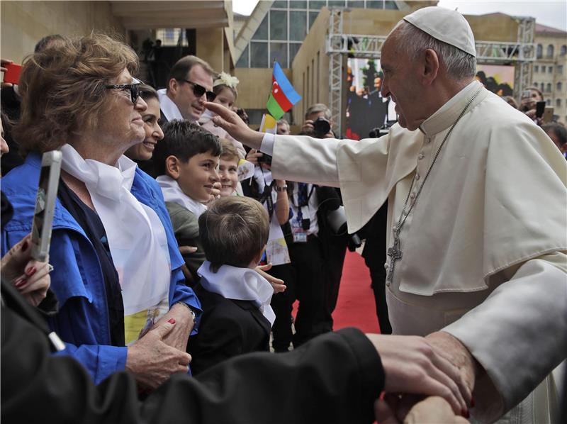 AZERBAIJAN RELIGION POPE VISIT