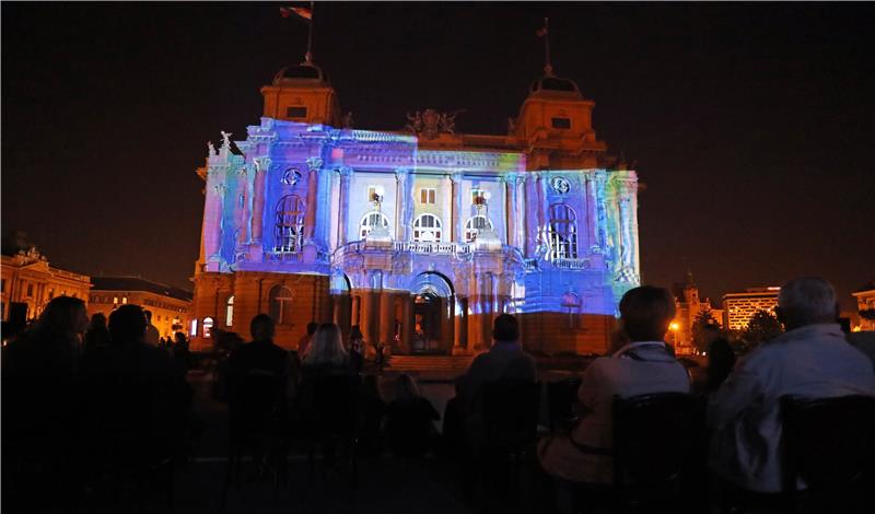 White Night cultural event held for second time in Zagreb