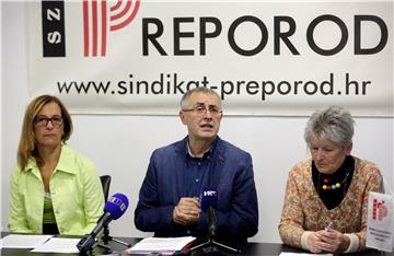 Konferencija za medije sindiakta "Preporod"