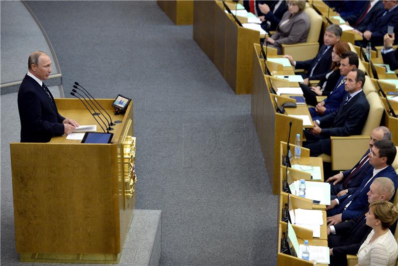 RUSSIA PARLIAMENT PUTIN