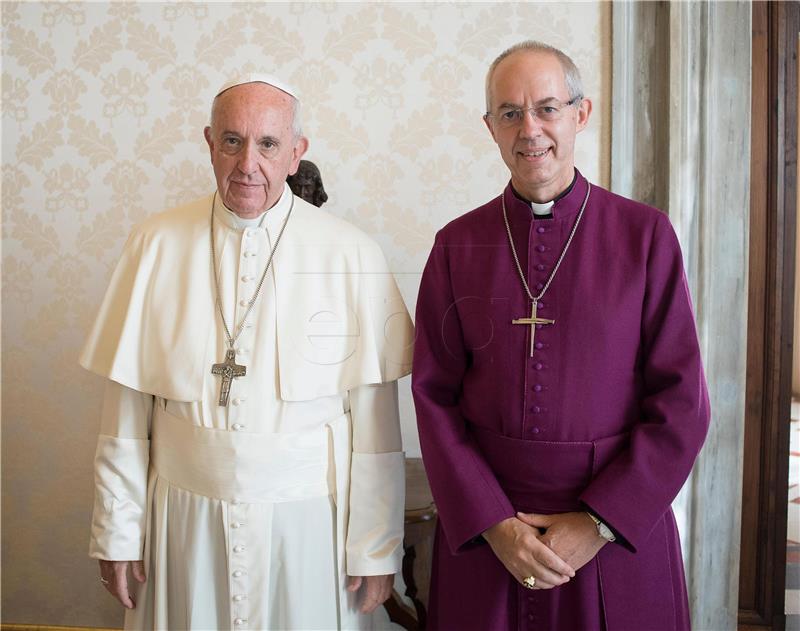 VATICAN ARCHBISHOP WELBY AUDIENCE