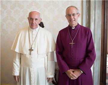 VATICAN ARCHBISHOP WELBY AUDIENCE