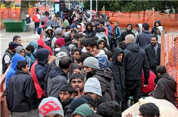 SERBIA BELGRADE MIGRATION  HUNGARY