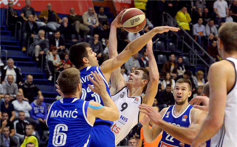 Utakmica 3. kola košarkaške ABA lige: Partizan - Cibona