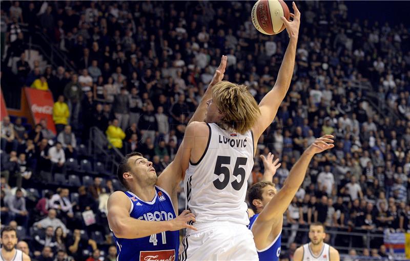 Utakmica 3. kola košarkaške ABA lige: Partizan - Cibona