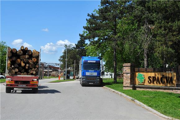 Izgorjela lakirnica DI Spačva u Vinkovcima