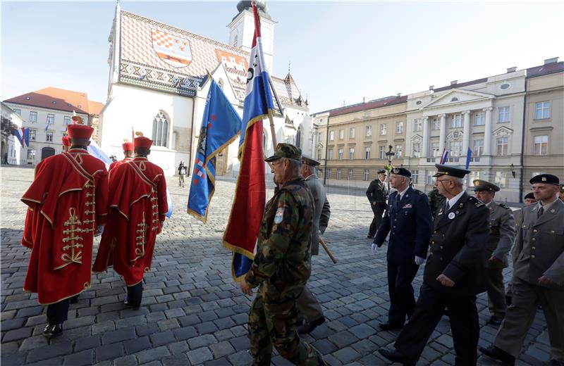 Okupljanje branitelja u povodu Dana neovisnosti