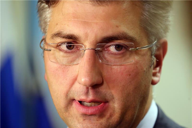 Plenkovic says will bring president 91 or 92 signatures supporting him as PM-designate