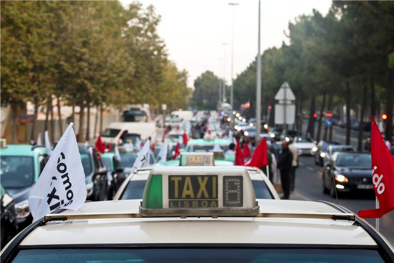 PORTUGAL TAXI DRIVERS PROTEST