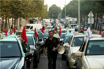 PORTUGAL TAXI DRIVERS PROTEST