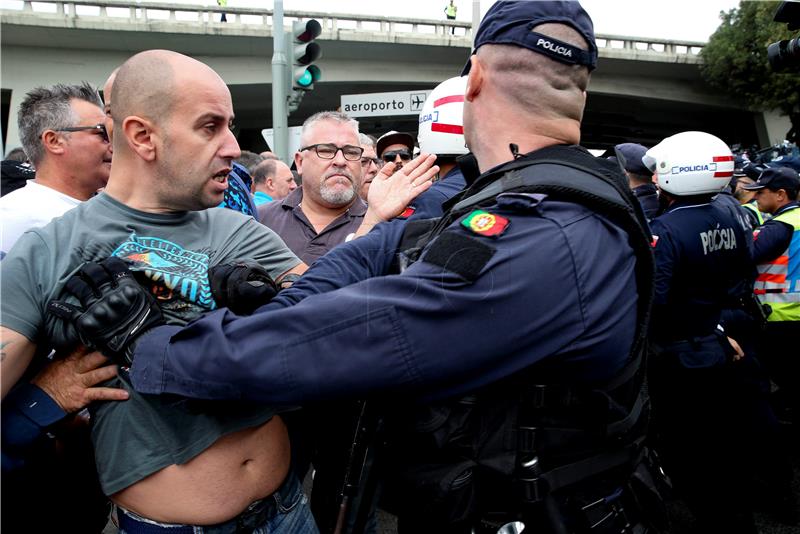 PORTUGAL TAXI DRIVERS PROTEST