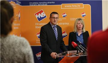 Konferencija za medije Hrvatske narodne stranke