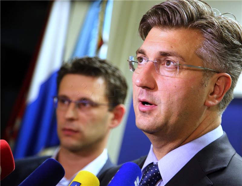 Plenković i Petrov dali izjave za medije