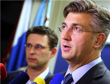 Plenković i Petrov dali izjave za medije