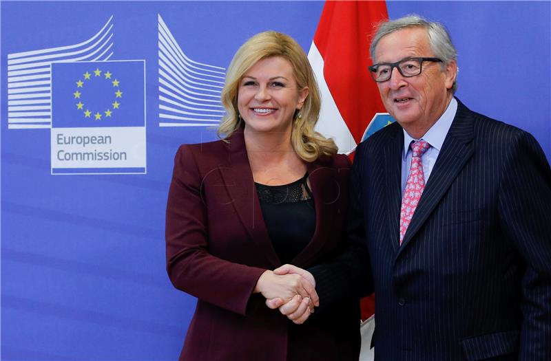 Croatian president meets with European Commission president