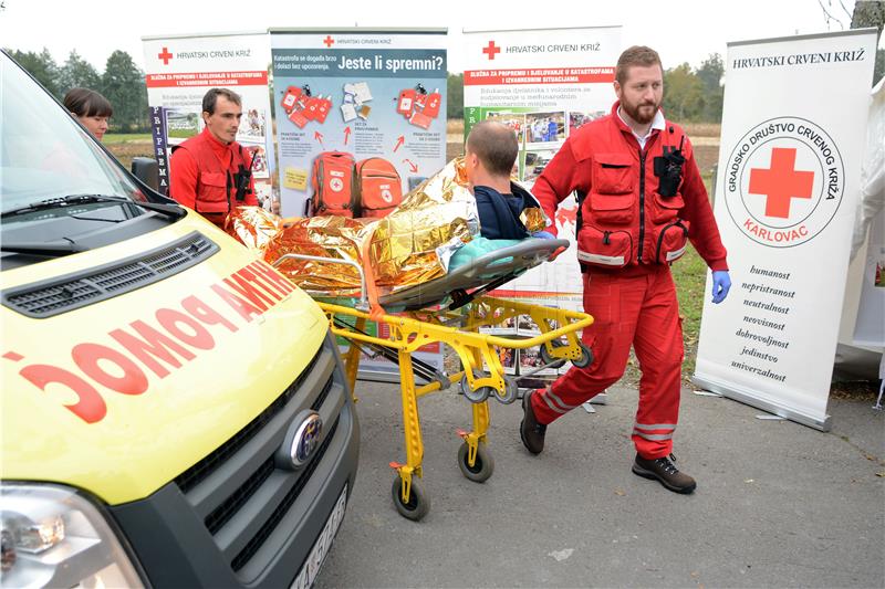 Terenska vježba sustava Civilne zaštite Karlovačke županije "Brežani 2016"