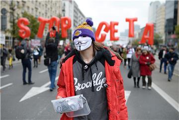 POLAND TRADE AGREEMENTS PROTEST