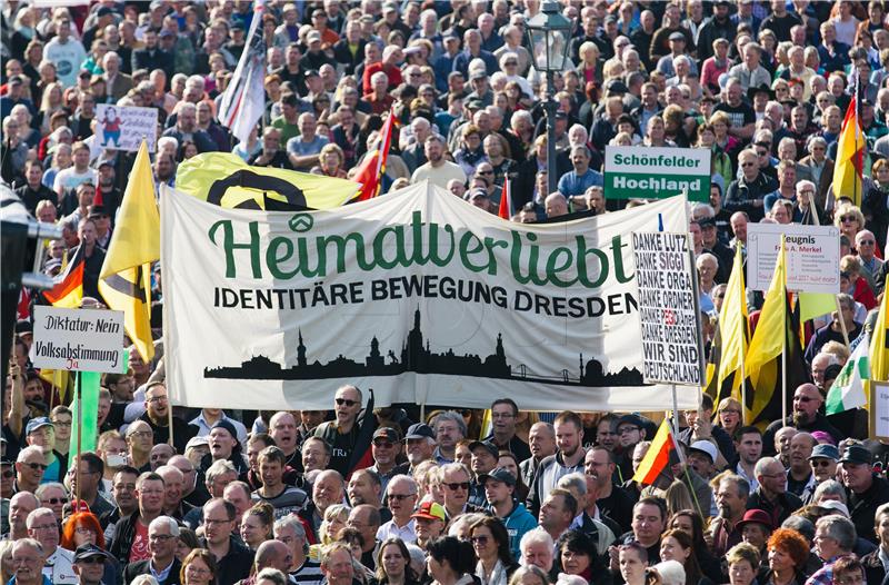 GERMANY PEGIDA ANNIVERSARY