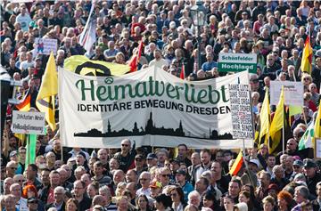 GERMANY PEGIDA ANNIVERSARY