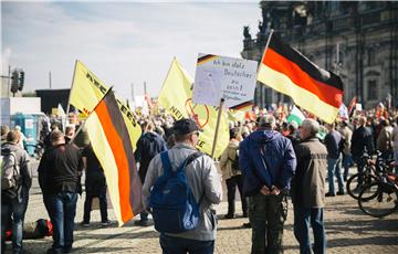 GERMANY PEGIDA ANNIVERSARY