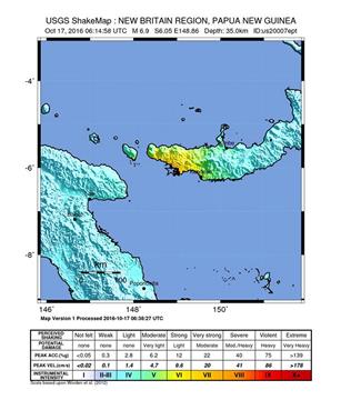 PAPUA NEW GUINEA EARTHQUAKE