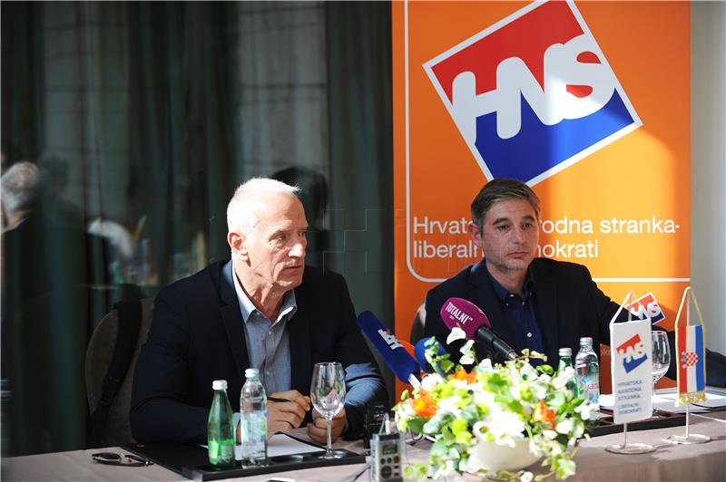 Split: Tiskovna konferencija HNS-a