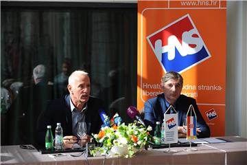 Split: Tiskovna konferencija HNS-a