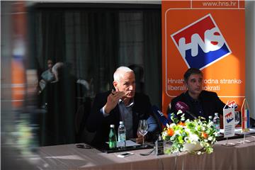 Split: Tiskovna konferencija HNS-a