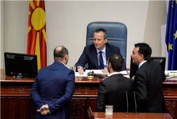 FYROM DISSOLUTION PARLIAMENT