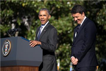 USA OBAMA RENZI