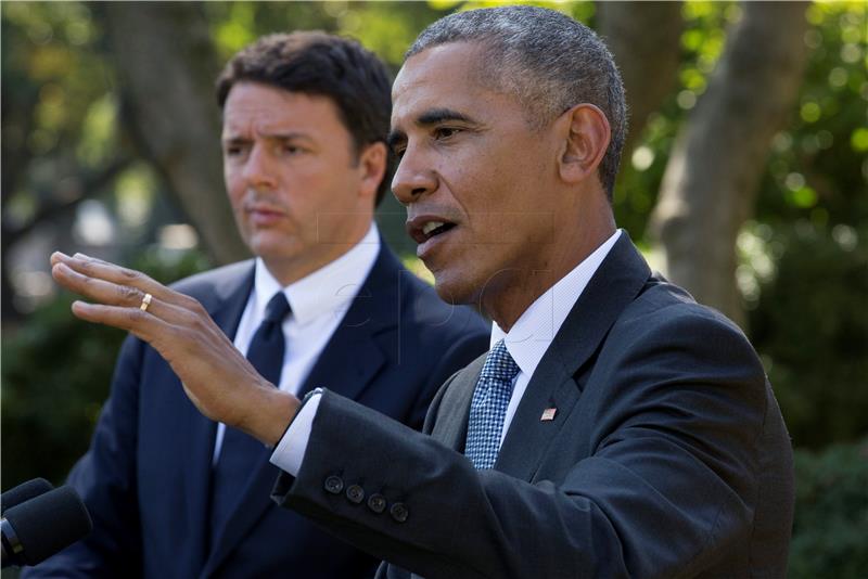 USA OBAMA RENZI