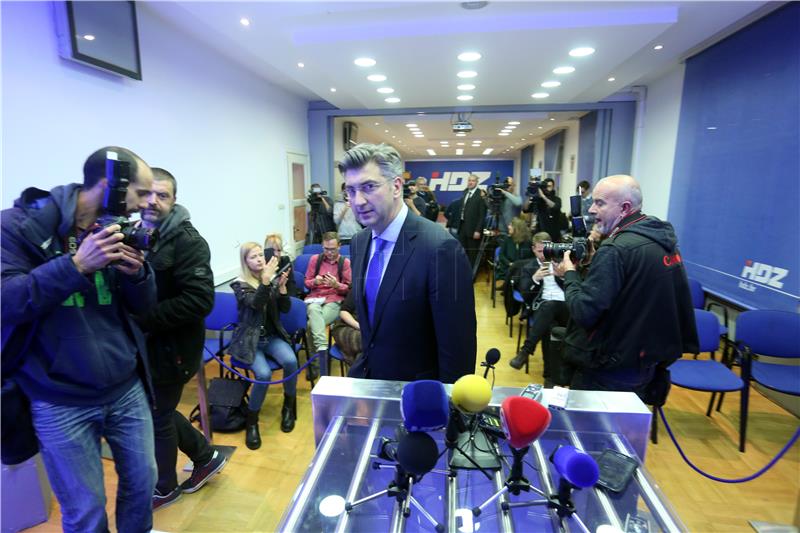 HDZ:  Plenković dao izjavu za medije