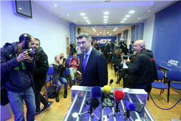 HDZ:  Plenković dao izjavu za medije