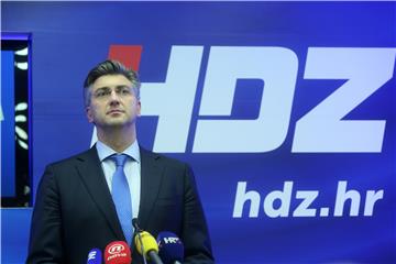 HDZ:  Plenković dao izjavu za medije