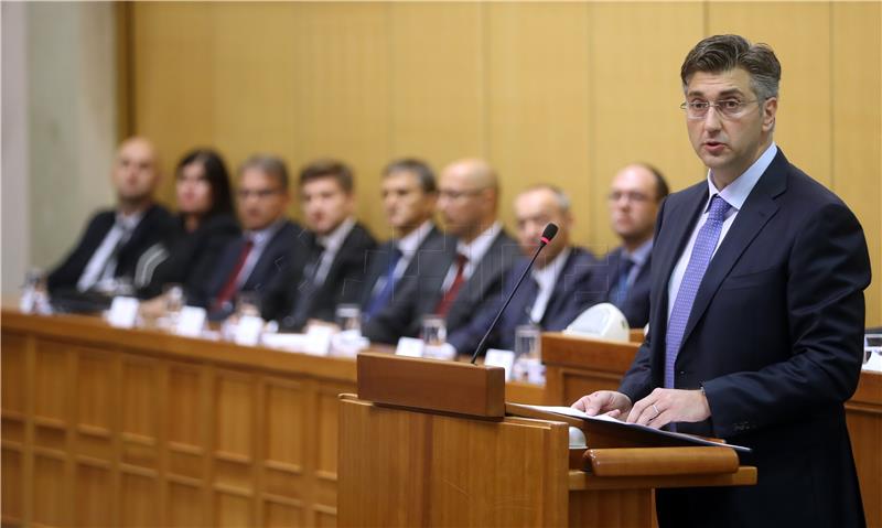 Plenkovic: National, social goals must be above political, ideological differences