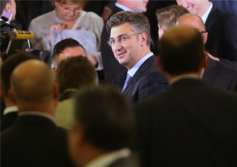 News agencies say broad support in parliament gives Plenkovic cabinet stability