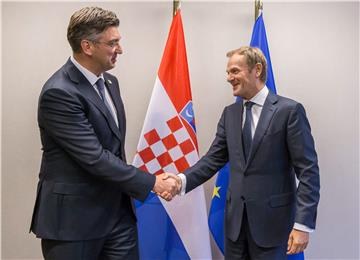 Plenković na svom prvom Europskom vijeću