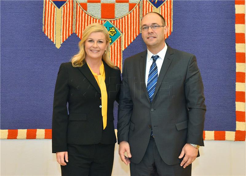 Predsjednica Graba-Kitarović primiola ministra vanjskih poslova Stiera