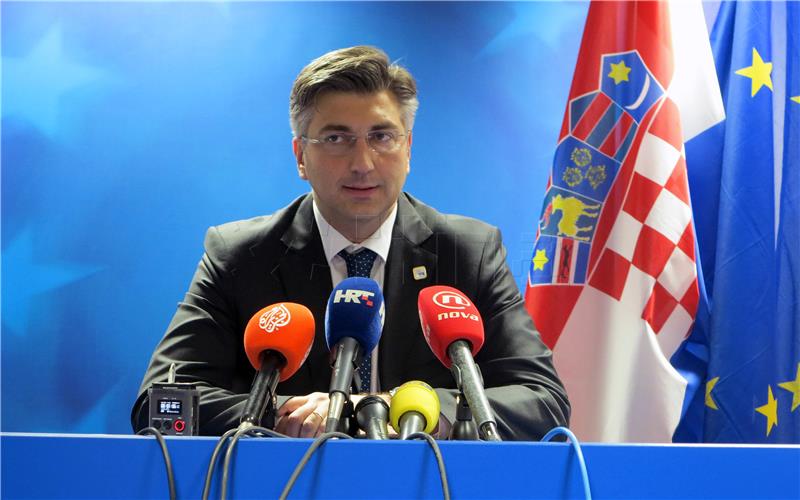 Premijer Plenković na EU summitu u Bruxellesu