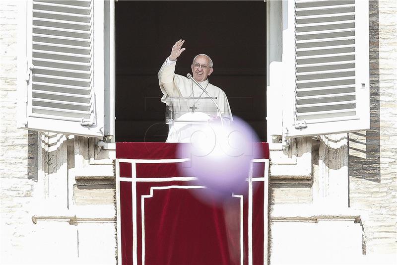 VATICAN POPE FRANCIS ANGELUS PRAYERS