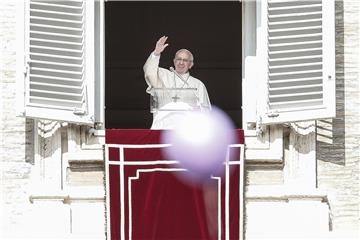 VATICAN POPE FRANCIS ANGELUS PRAYERS