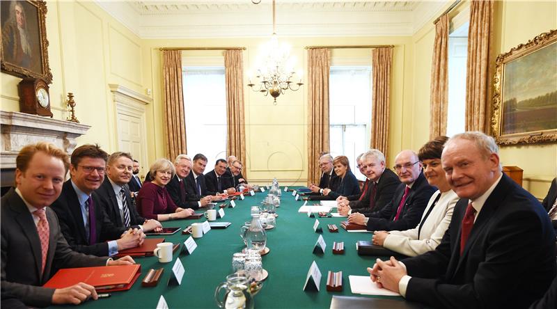 BRITAIN THERESA MAY MEETS REGIONAL LEADERS