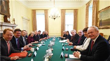 BRITAIN THERESA MAY MEETS REGIONAL LEADERS