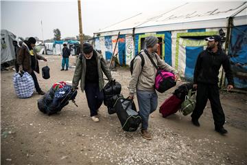 FRANCE CALAIS MIGRANTS JUNGLE EVACUATION