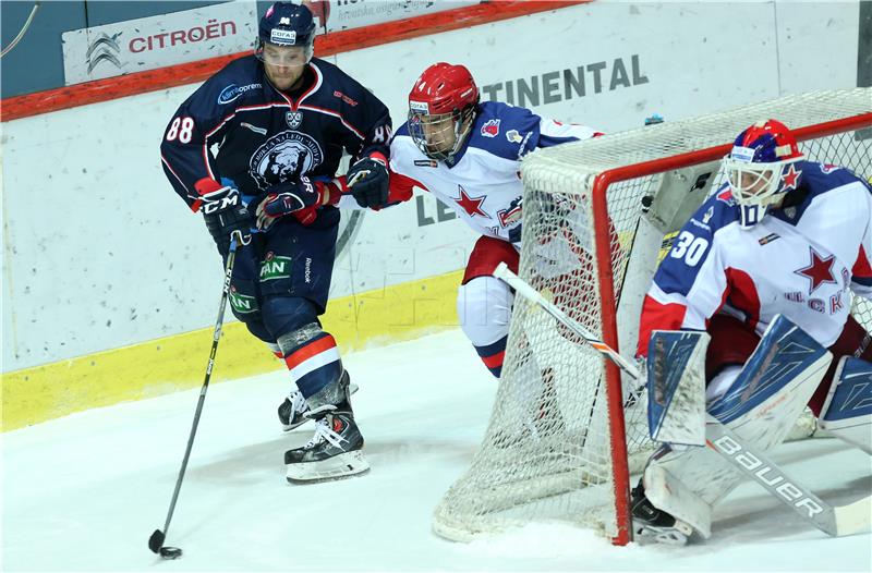 KHL: CSKA - Medveščak 3-1