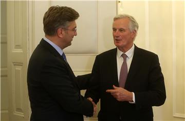 Premijer Plenković razgovarao s glavnim pregovaračem EU-a o Brexitu