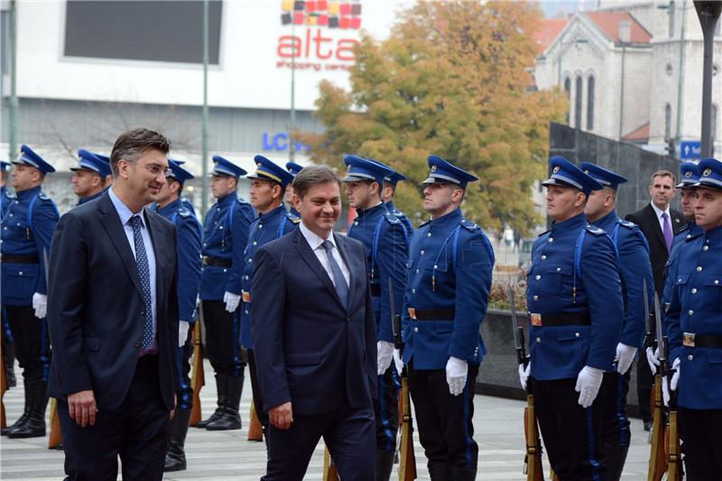 Plenković doputovao u Sarajevo